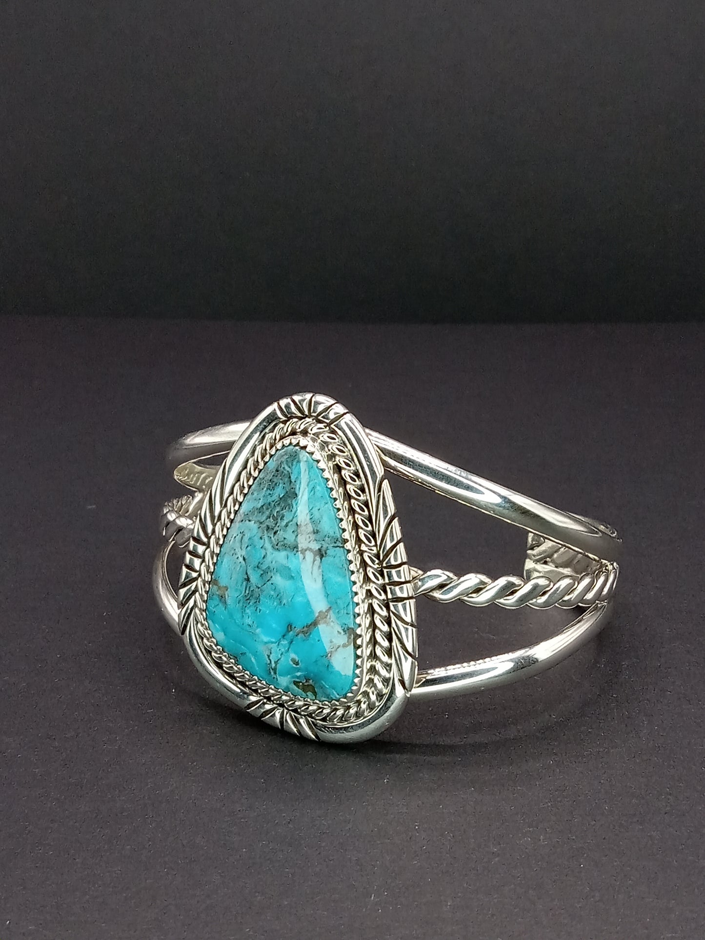 Desert Treasure: Kingman Turquoise Cuff Bracelet