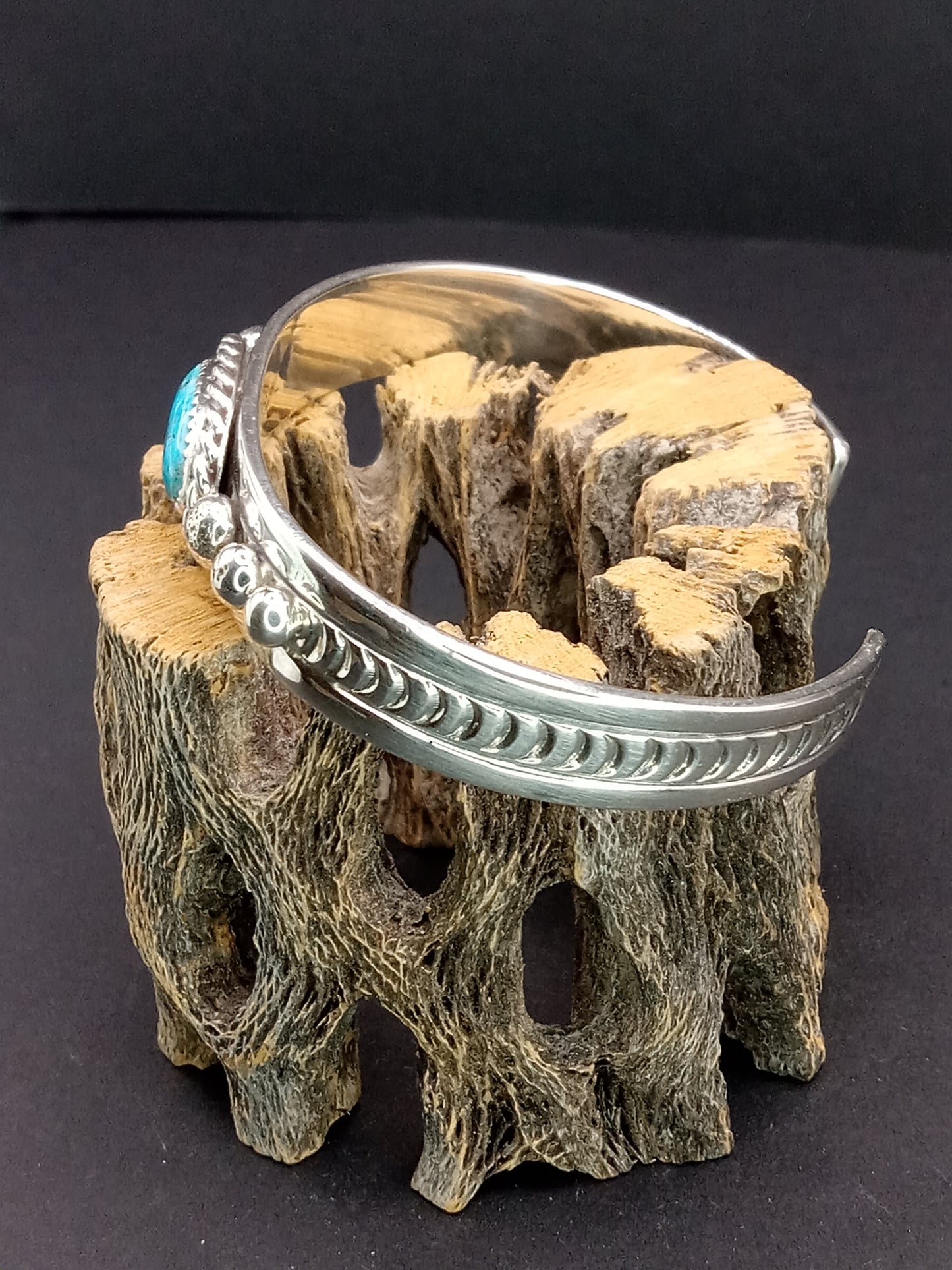 Desert Treasure: Kingman Turquoise Cuff Bracelet