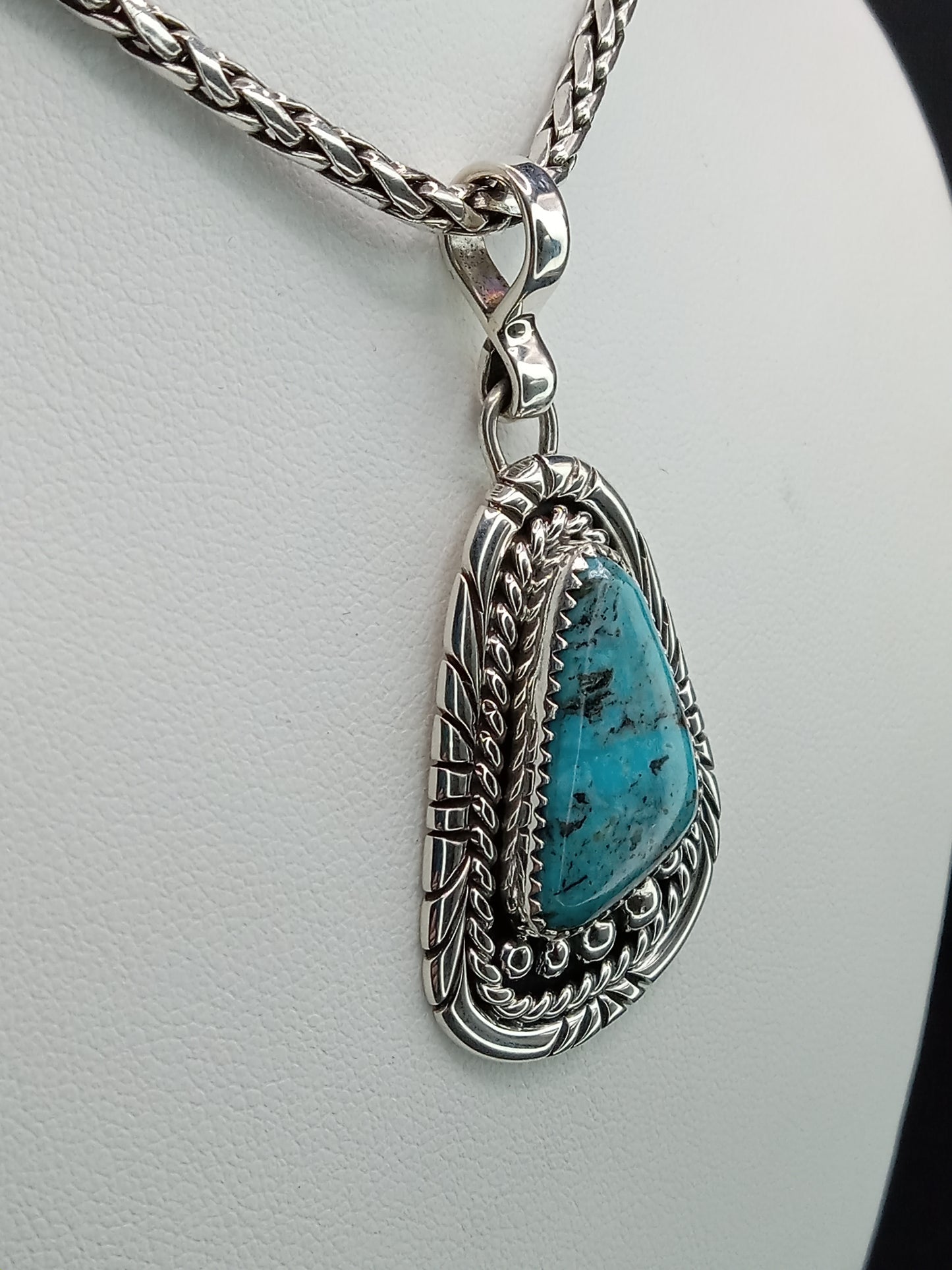 Desert Treasure: Turquoise Pendent, set in Sterling Silver
