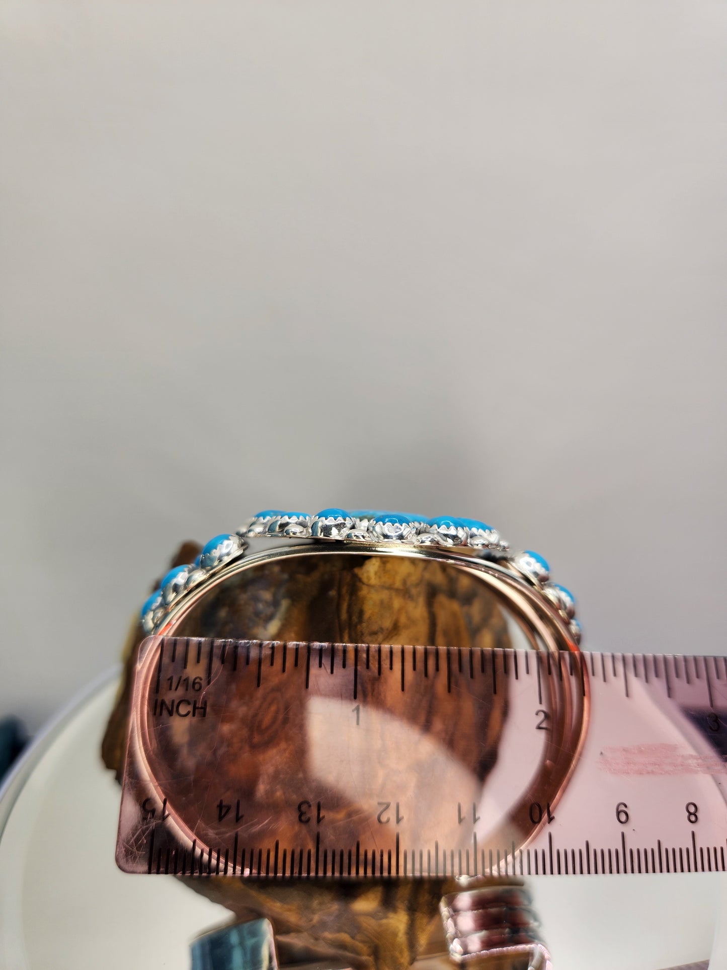 Desert Treasure: Kingman Turquoise Cuff Bracelet