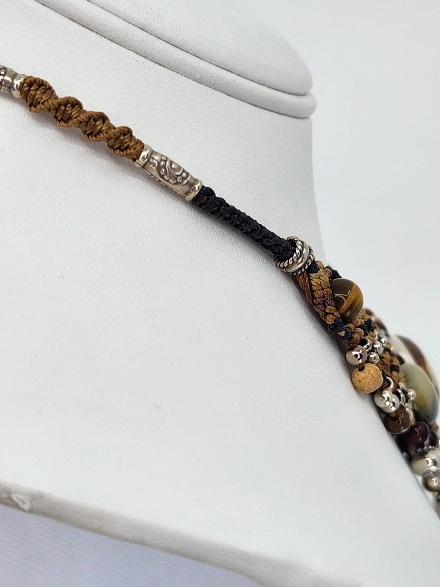 Isha Elafi - Bolder Opal and Picture Jasper Necklace