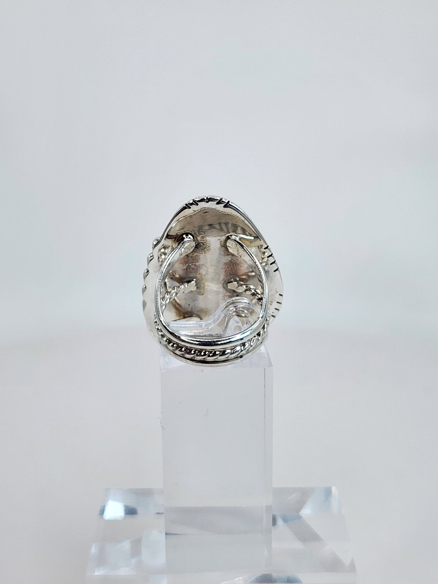 Desert Treasure: Turquoise Ring Set in Sterling Silver