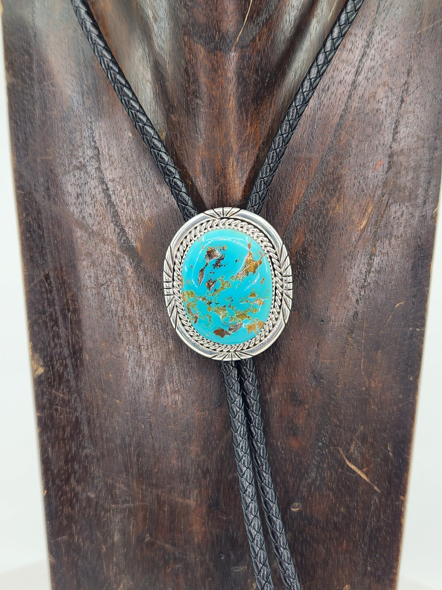 Desert Treasure: Kingman Turquoise Bolo