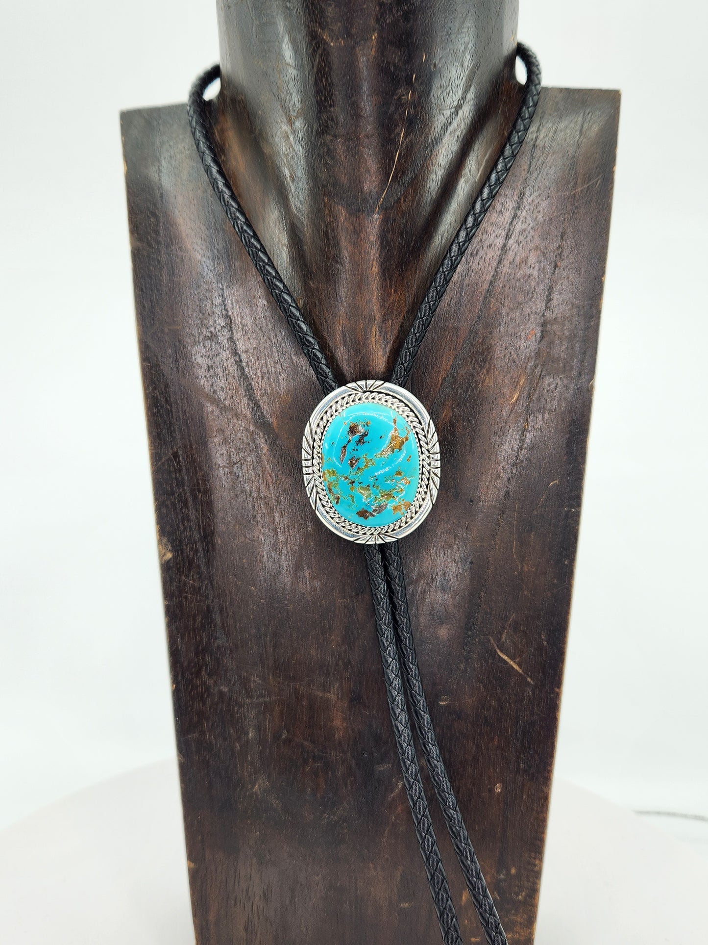 Desert Treasure: Kingman Turquoise Bolo