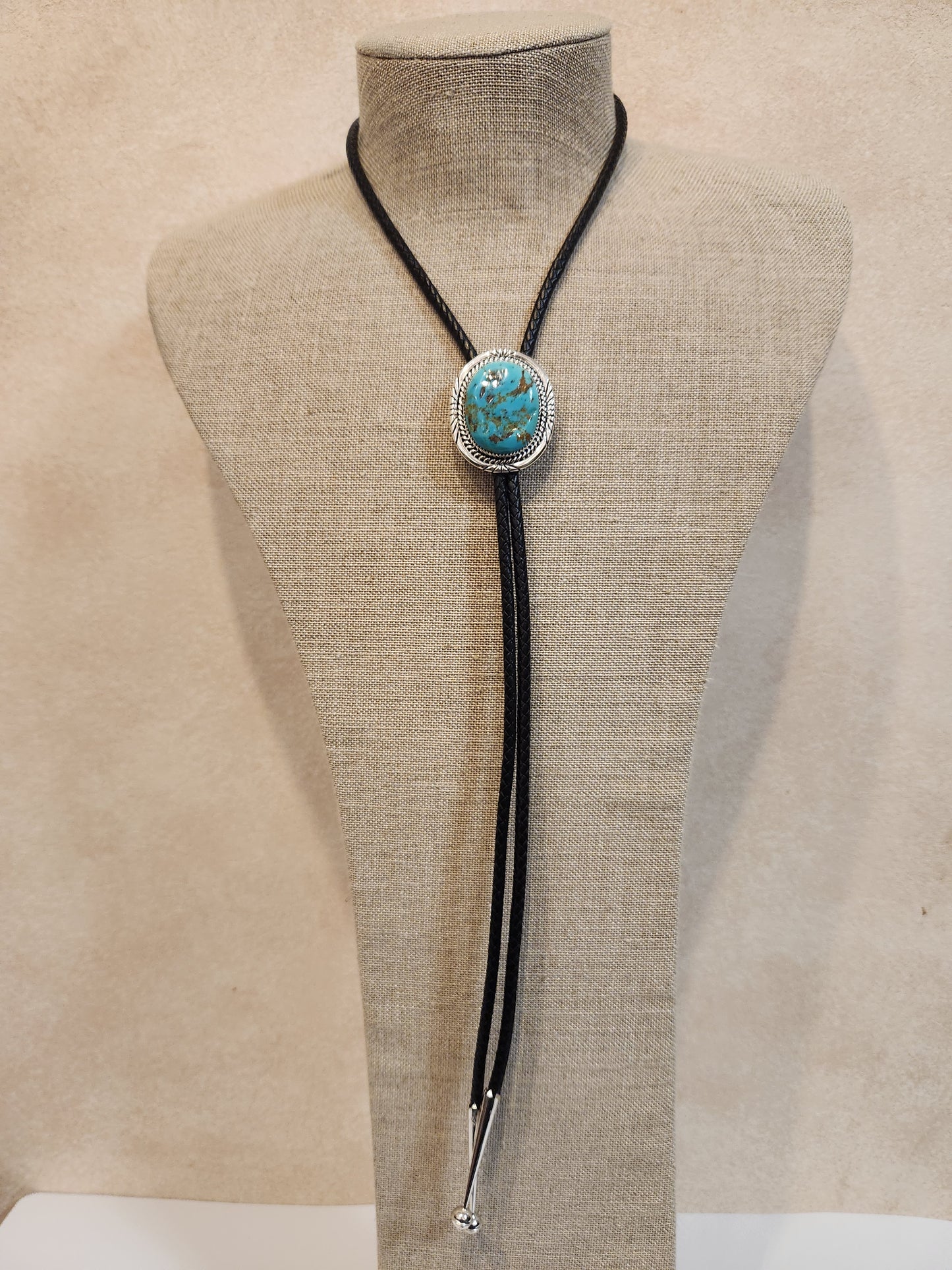 Desert Treasure: Kingman Turquoise Bolo