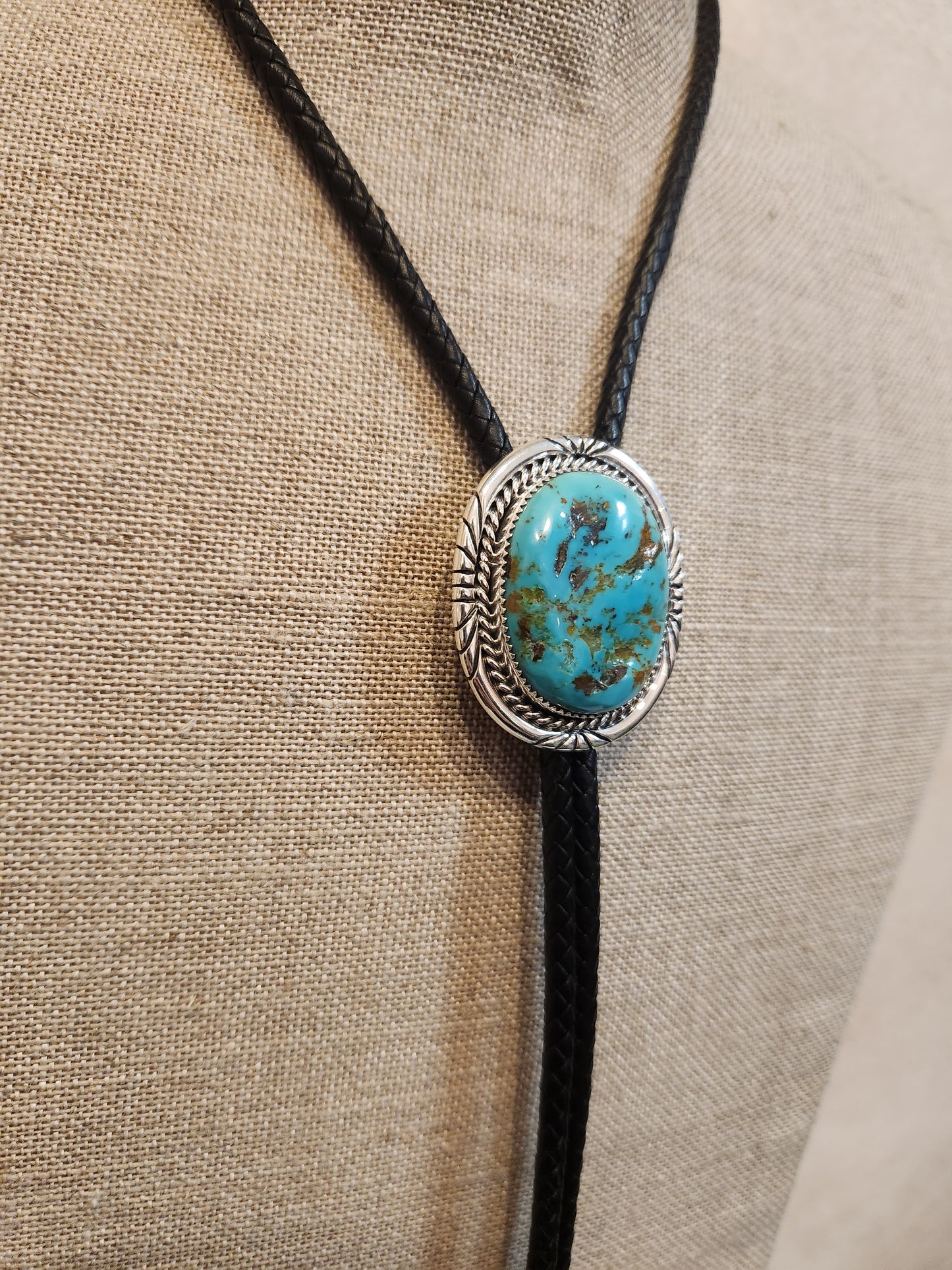 Desert Treasure: Kingman Turquoise Bolo