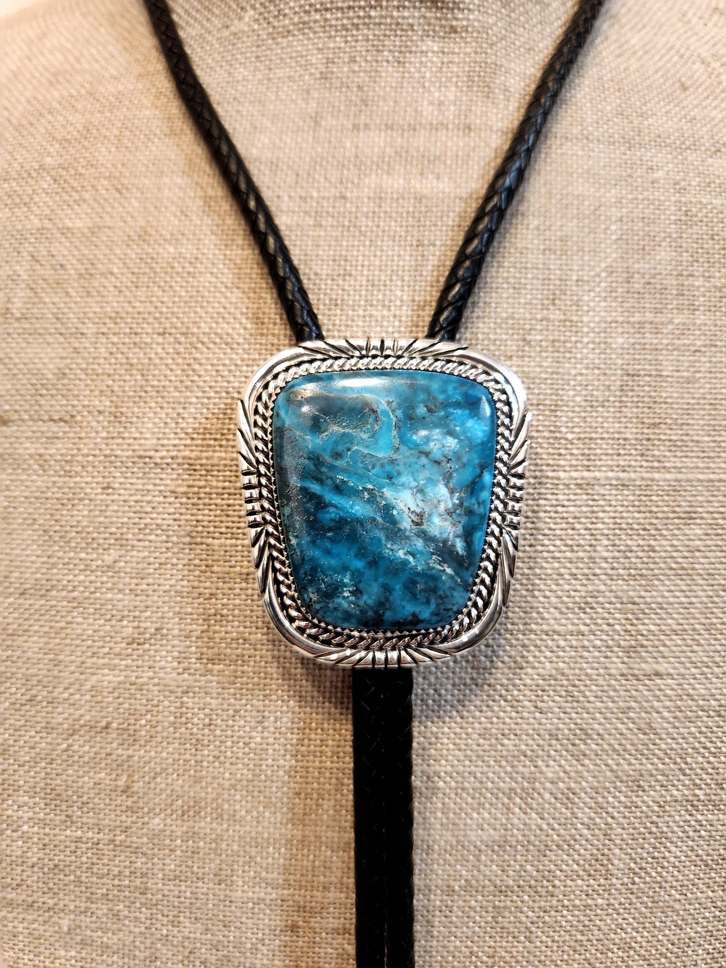 Desert Treasure: Kingman Turquoise Bolo