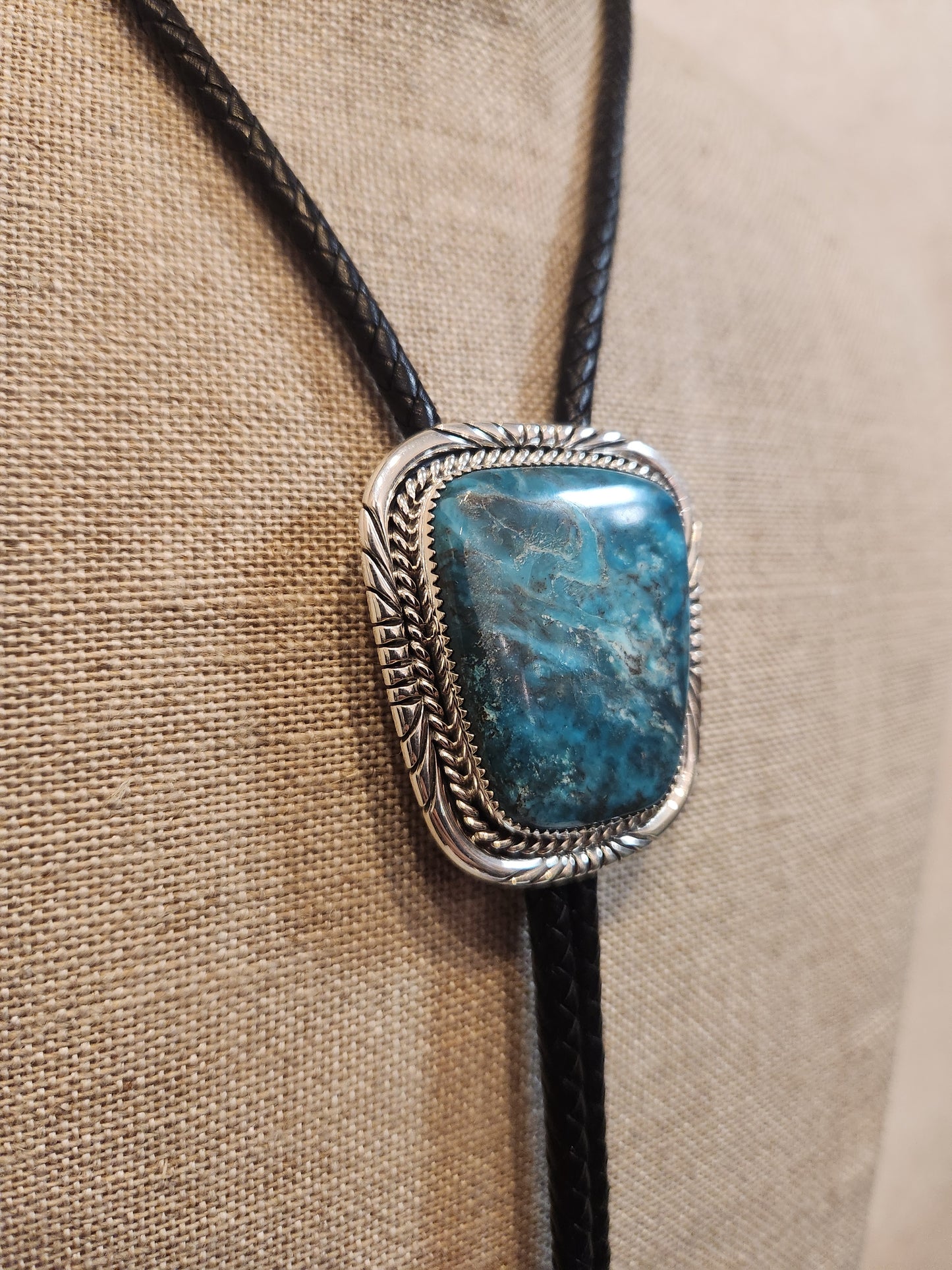 Desert Treasure: Kingman Turquoise Bolo