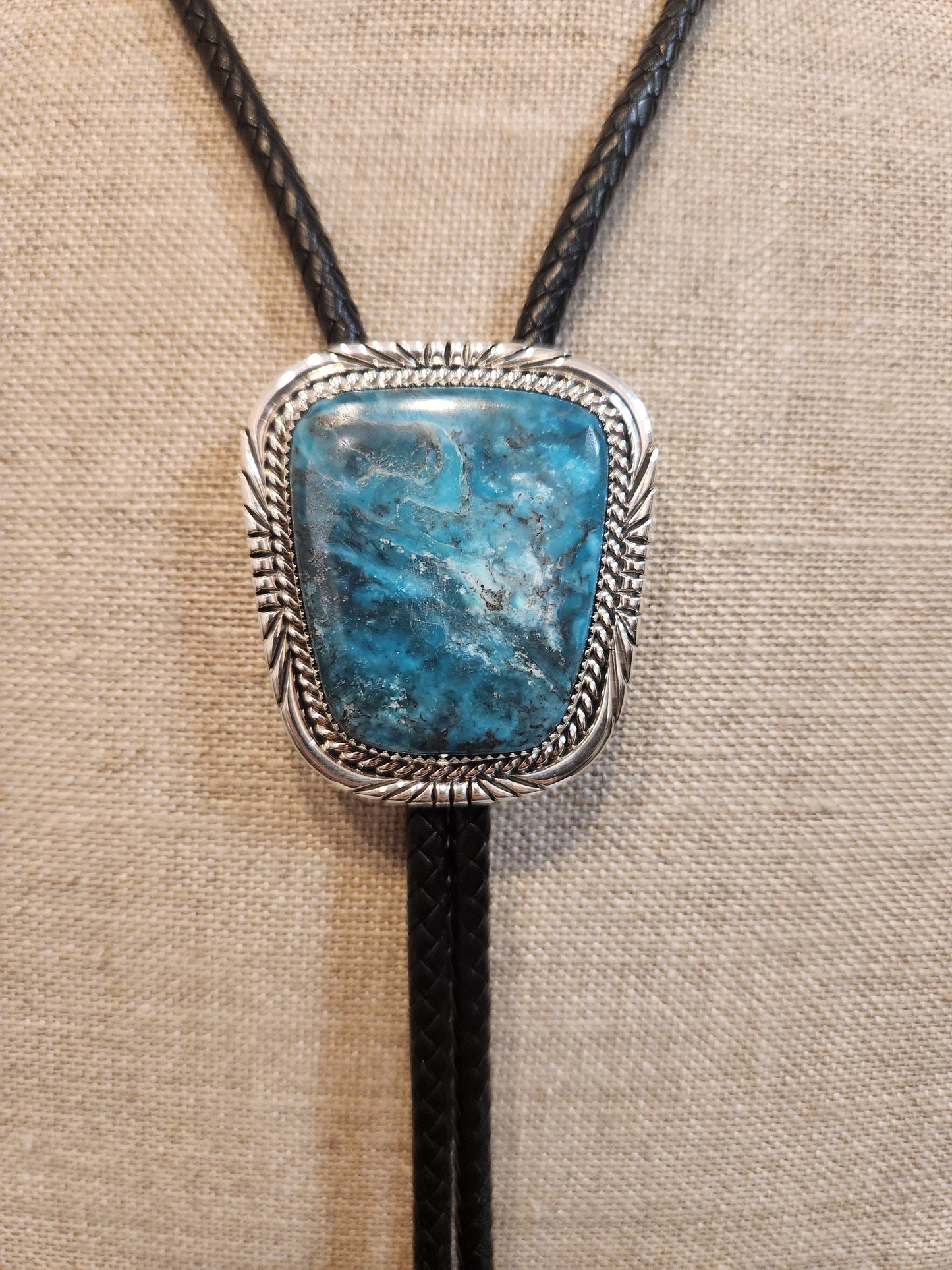Desert Treasure: Kingman Turquoise Bolo