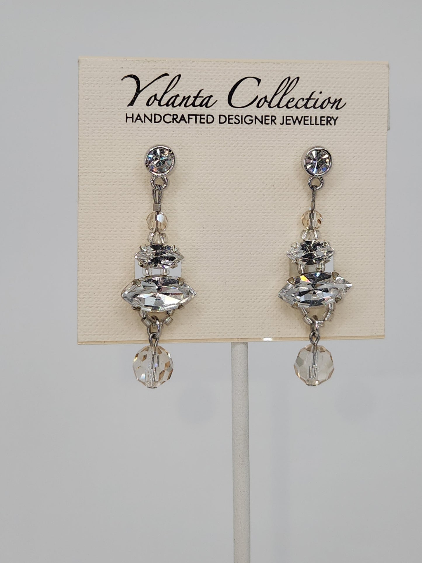 Yolanta Collection - Crystal Earrings