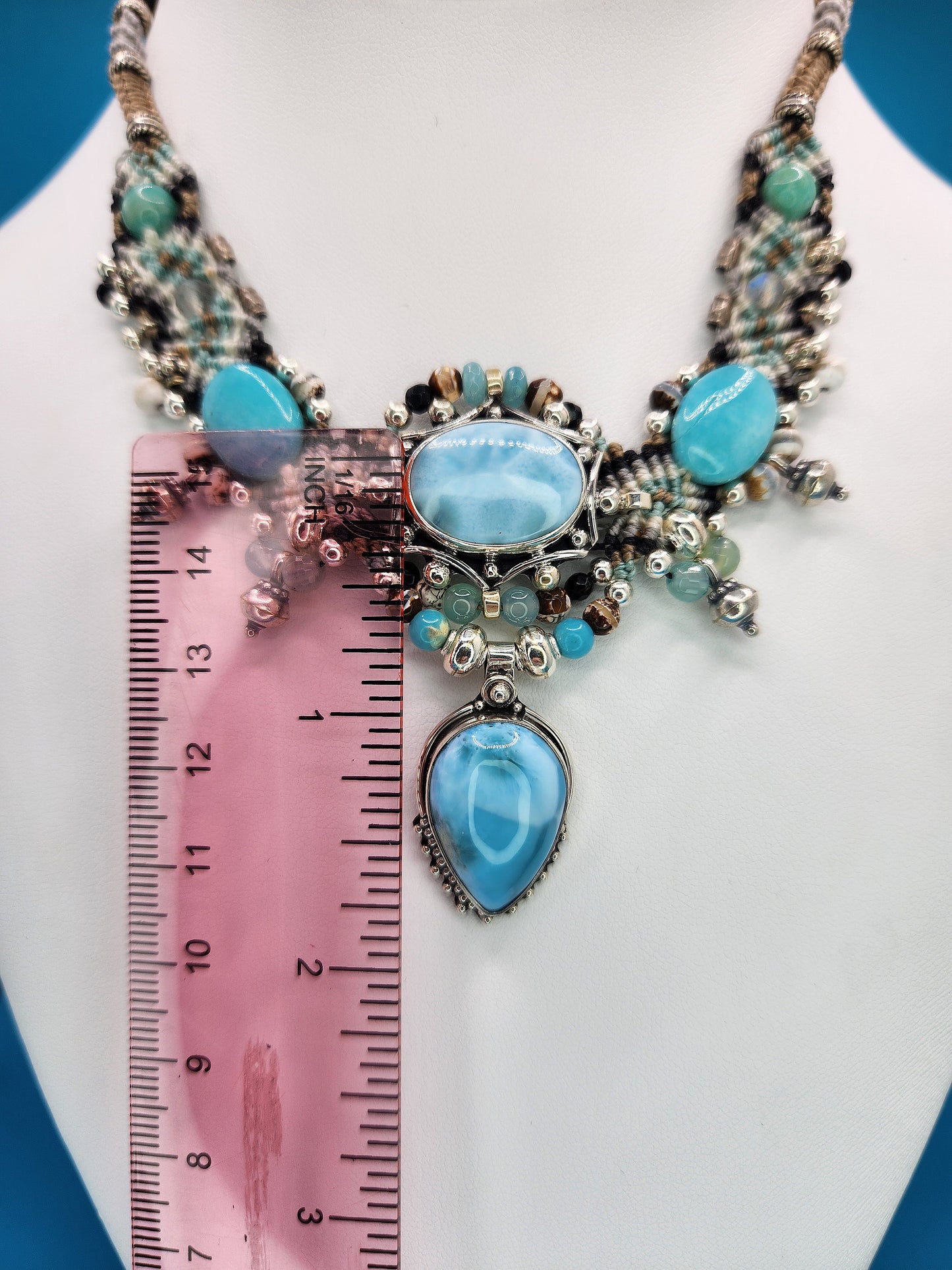 Isha Elafi - Larimar Necklace