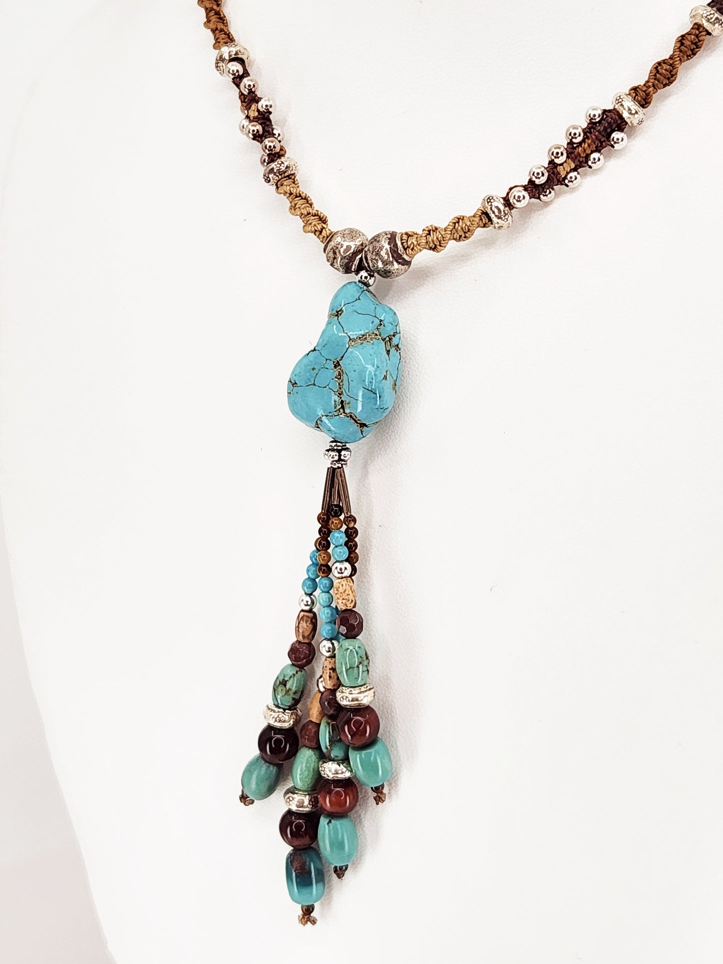 Isha Elafi - Turquoise necklace.