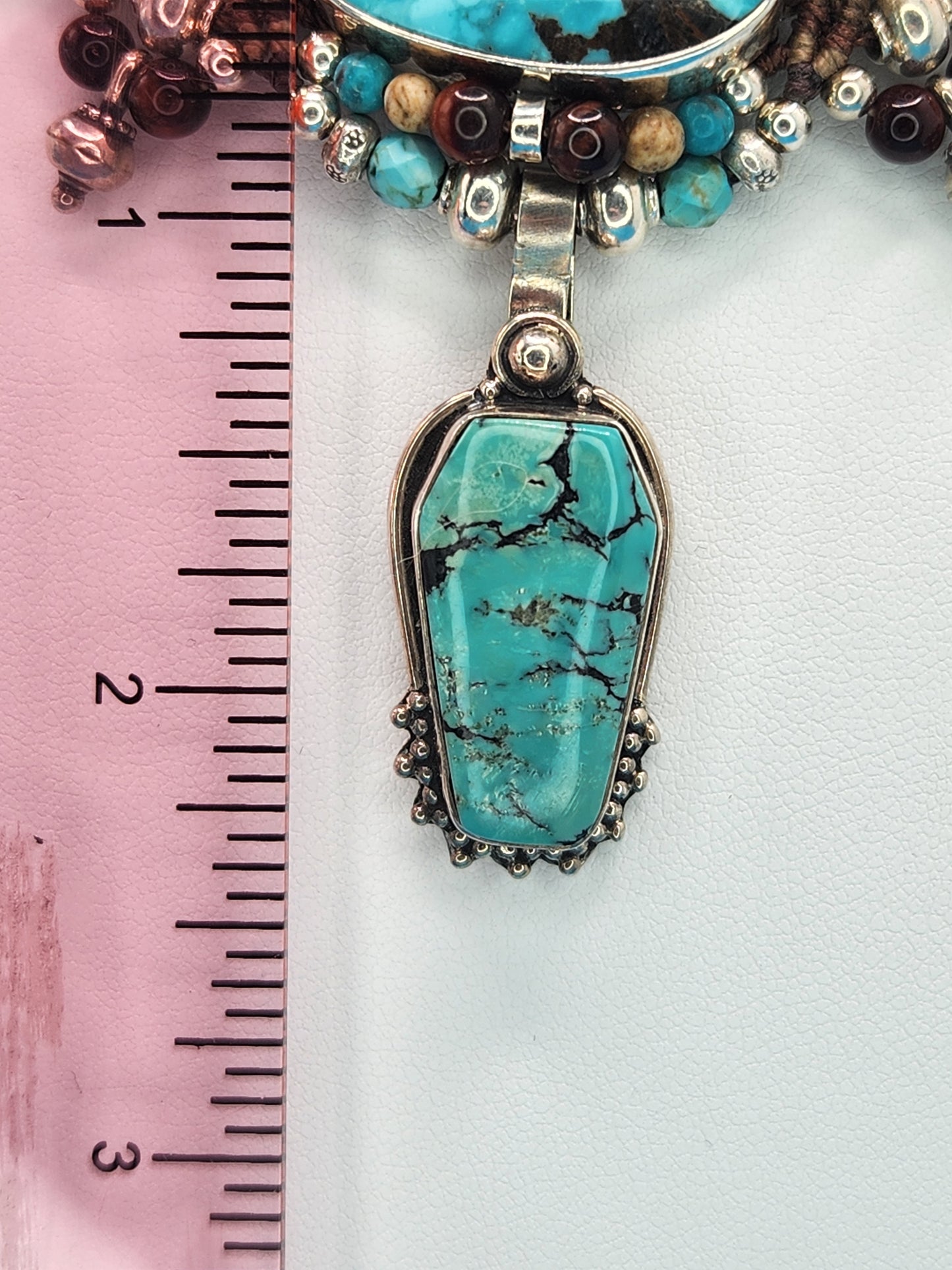 Isha Elafi - Turquoise Brown Necklace