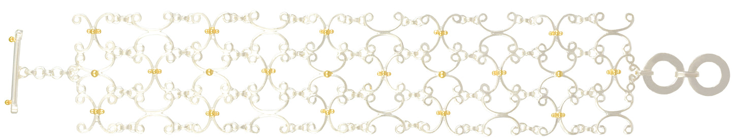 Sterling Silver and 22K Gold Vermeil Bracelet