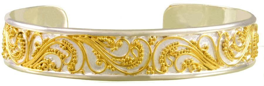 Sterling Silver and 22K Gold Vermeil Bracelet