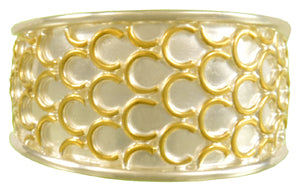 Sterling Silver and 22K Gold Vermeil Ring