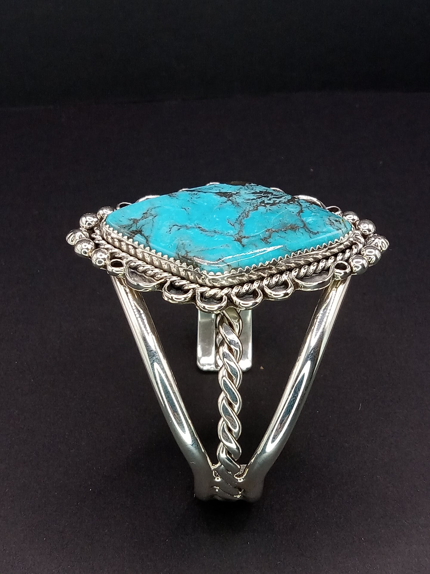 Desert Treasure: Kingman Turquoise Cuff Bracelet