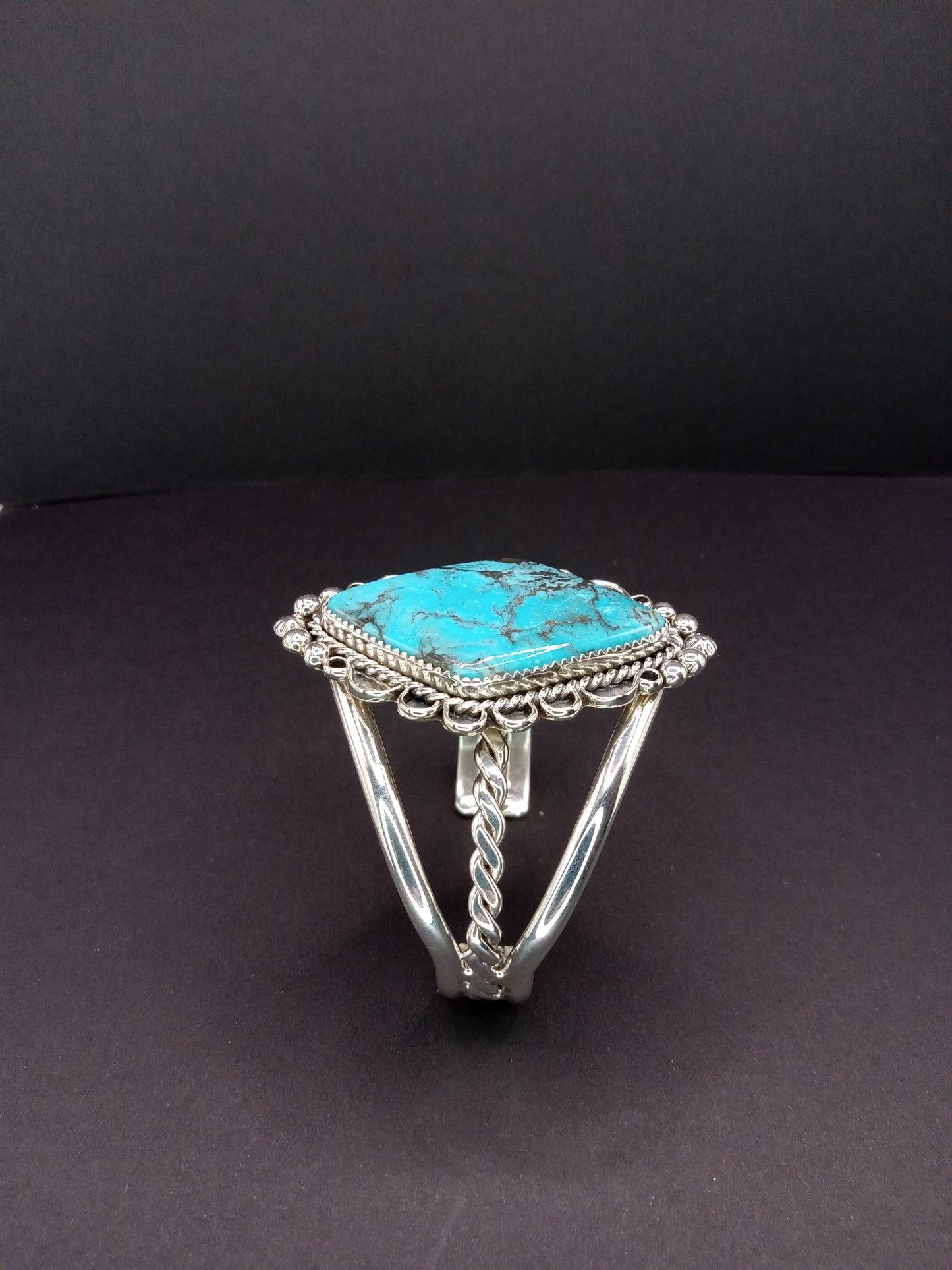 Desert Treasure: Kingman Turquoise Cuff Bracelet