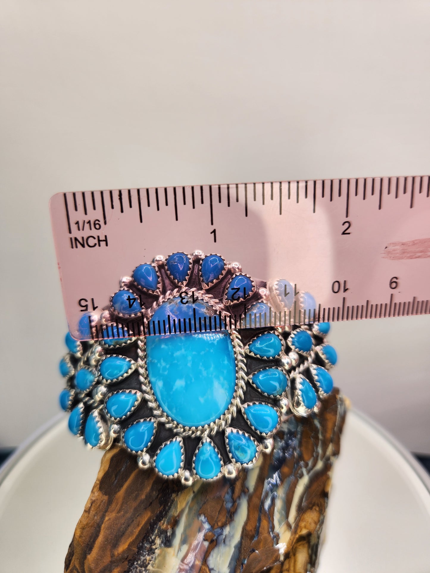 Desert Treasure: Kingman Turquoise Cuff Bracelet