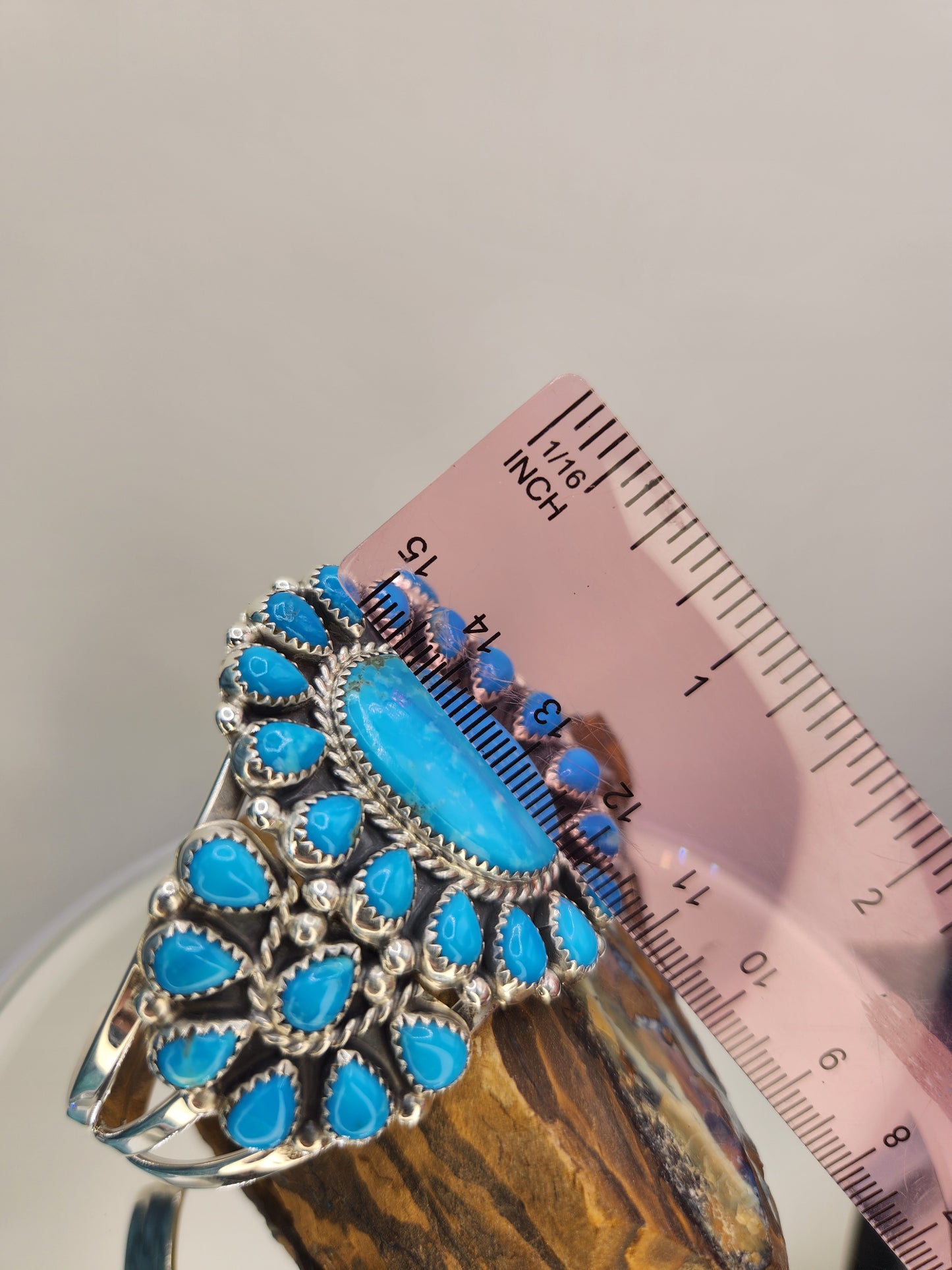 Desert Treasure: Kingman Turquoise Cuff Bracelet