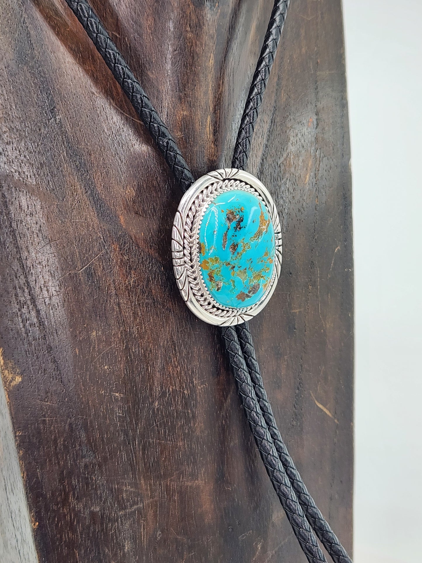 Desert Treasure: Kingman Turquoise Bolo