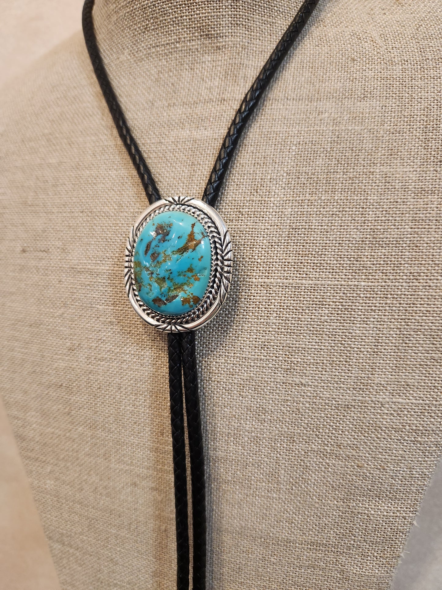 Desert Treasure: Kingman Turquoise Bolo