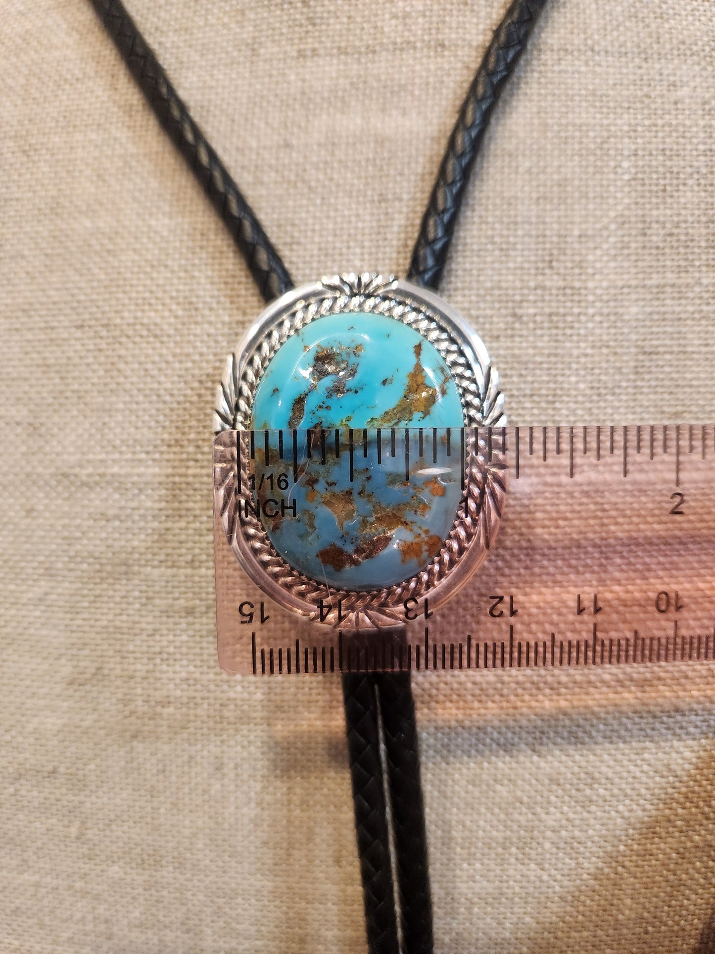 Desert Treasure: Kingman Turquoise Bolo