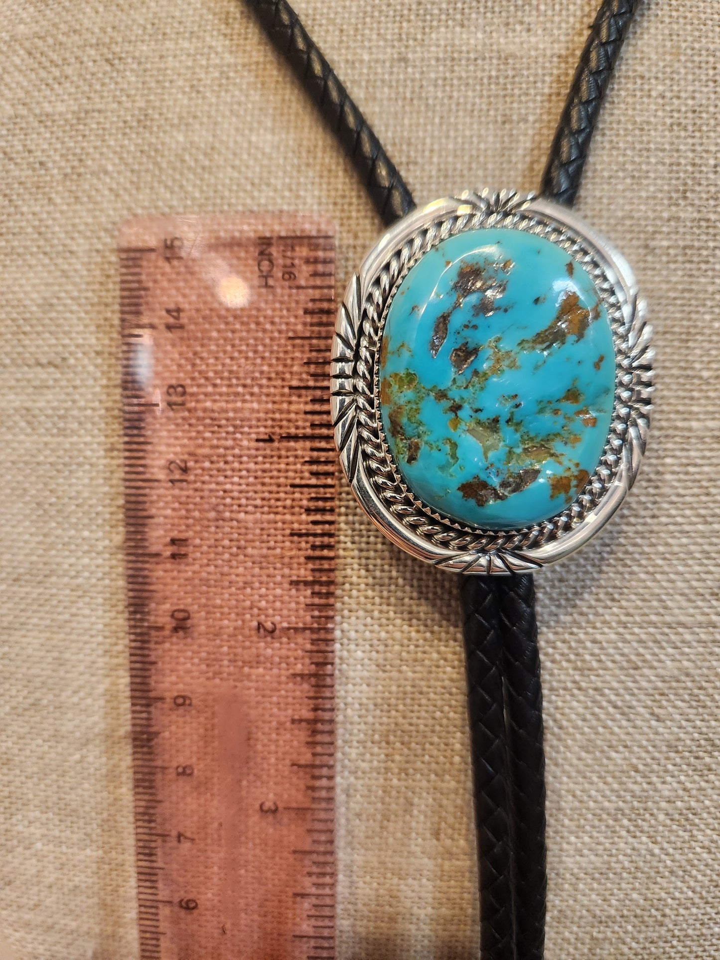 Desert Treasure: Kingman Turquoise Bolo