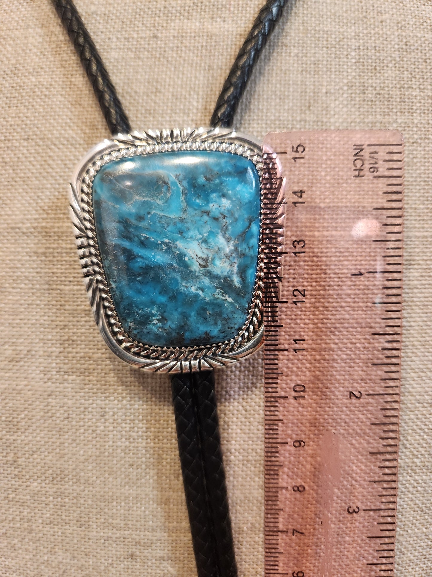 Desert Treasure: Kingman Turquoise Bolo