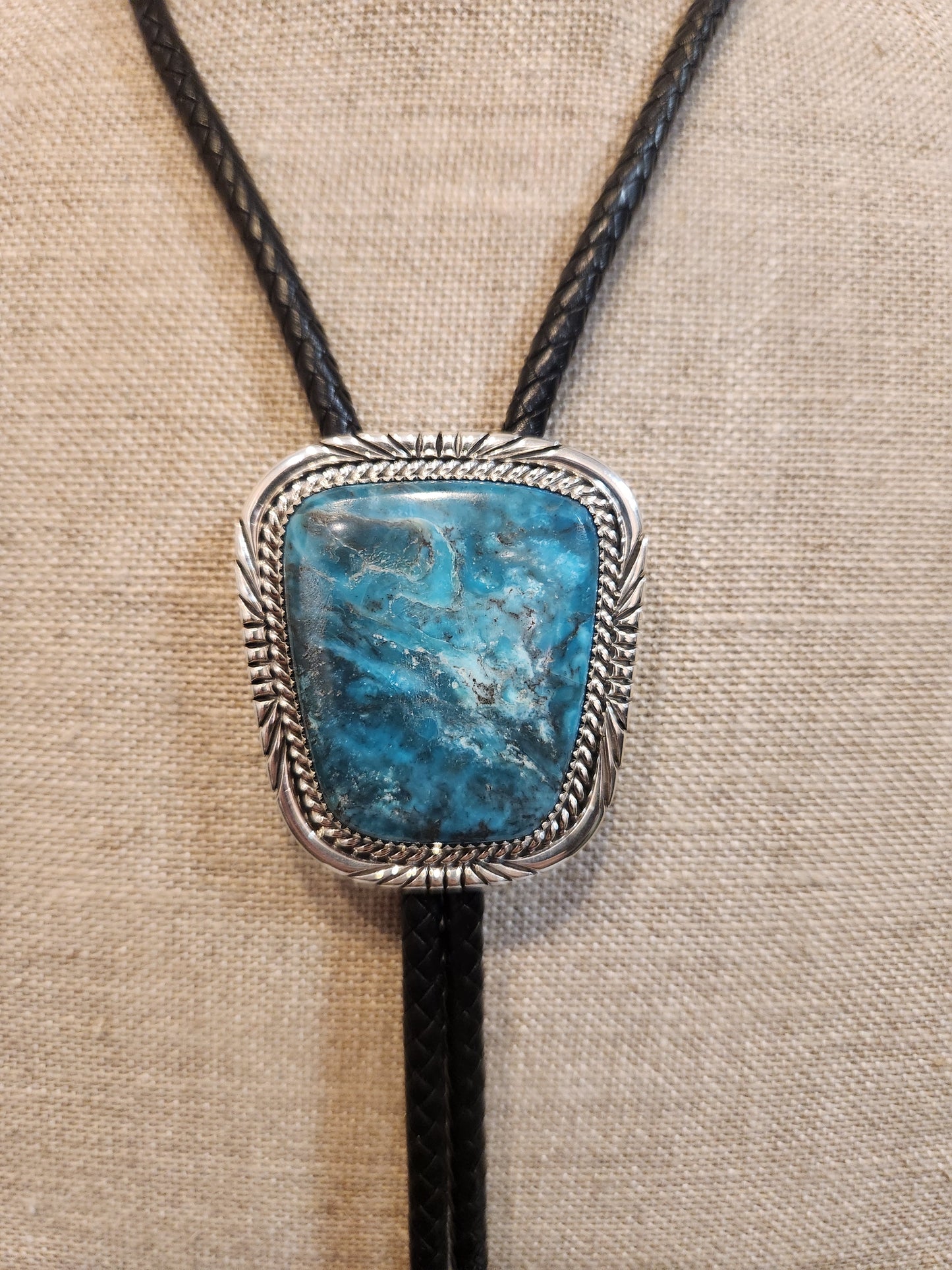 Desert Treasure: Kingman Turquoise Bolo