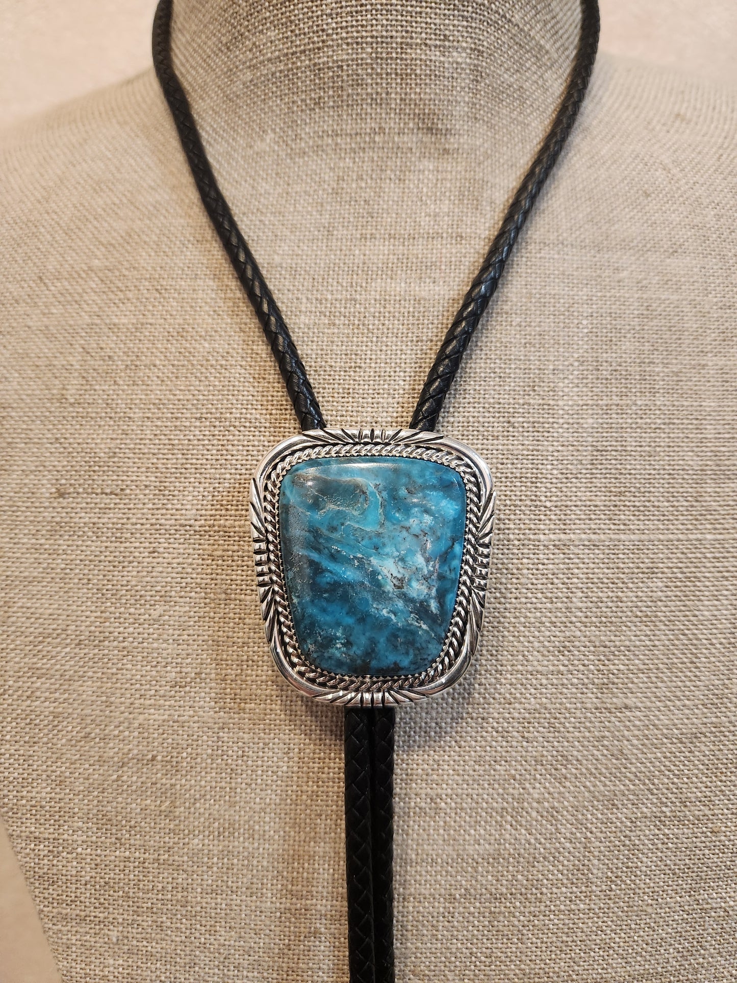 Desert Treasure: Kingman Turquoise Bolo