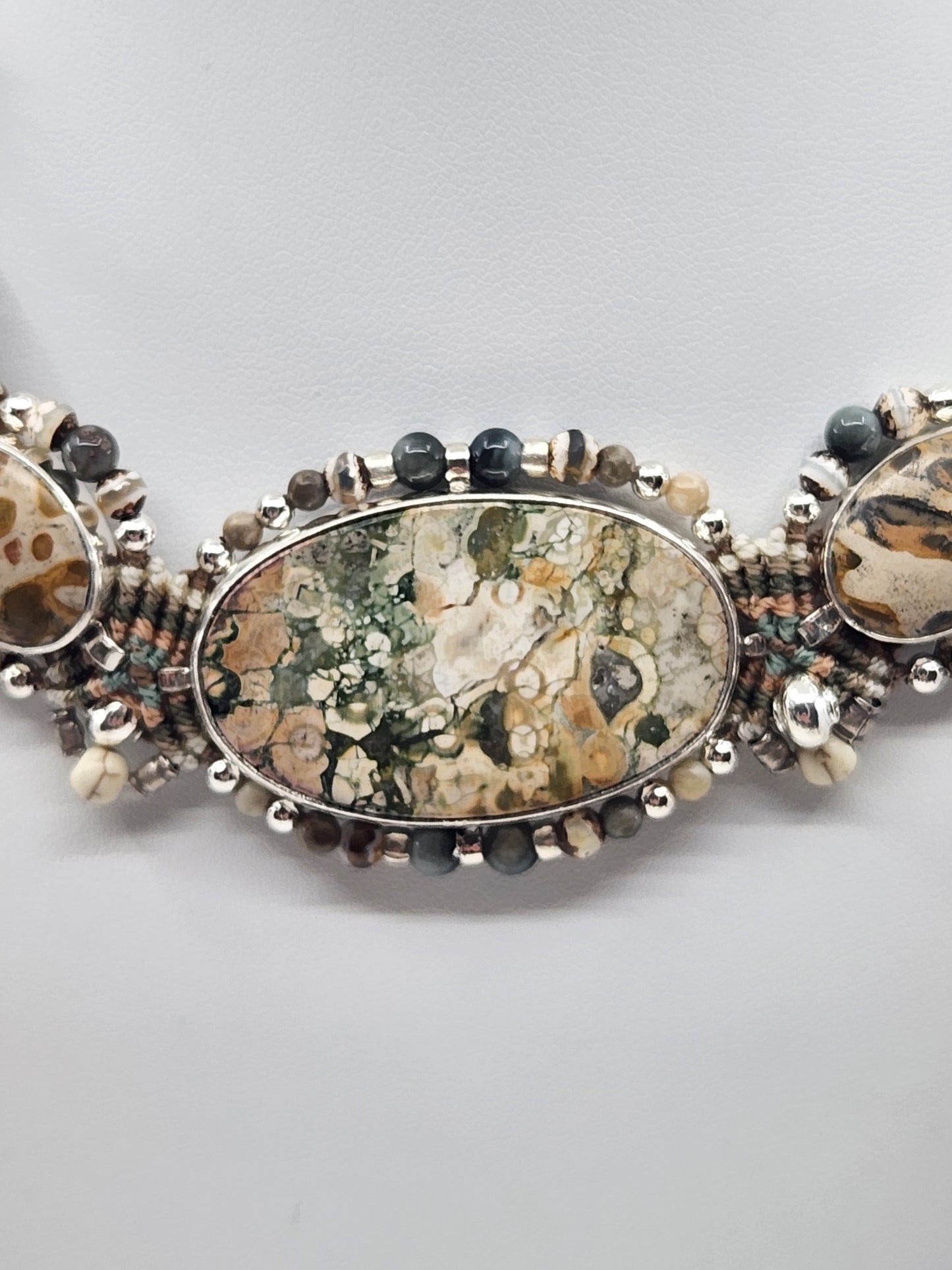 Isha Elafi - Beautiful Ocean Jasper Necklace