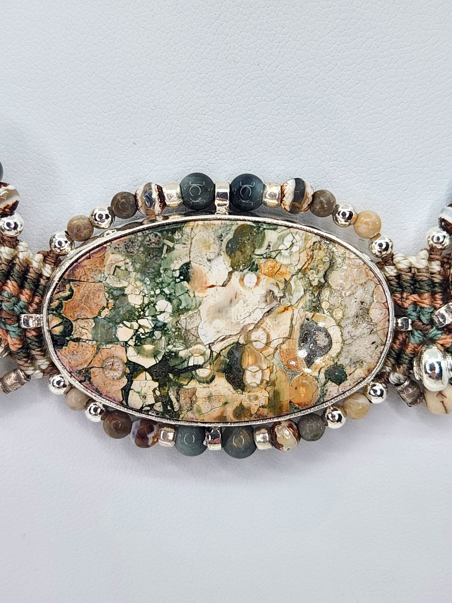 Isha Elafi - Beautiful Ocean Jasper Necklace