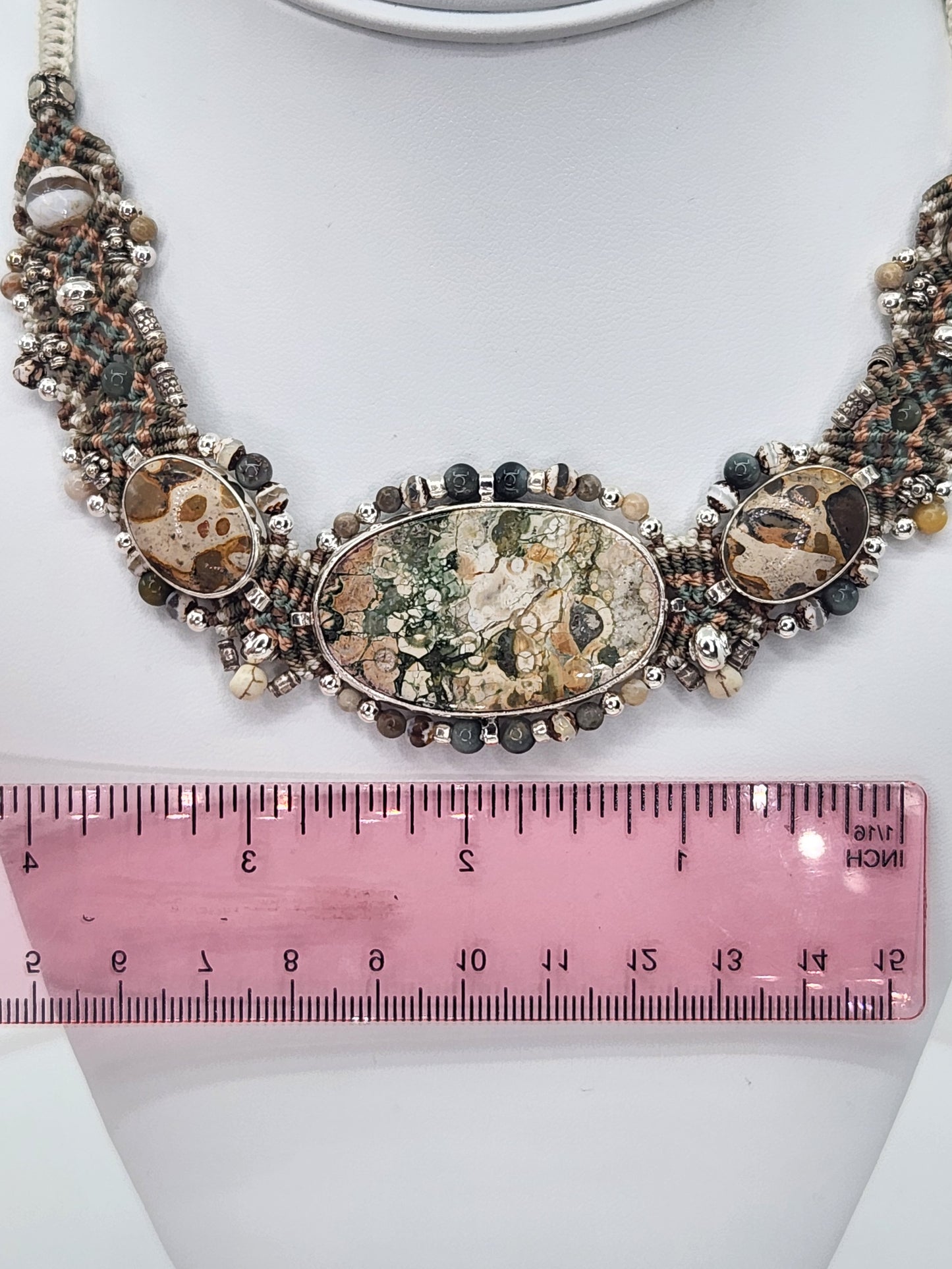 Isha Elafi - Beautiful Ocean Jasper Necklace