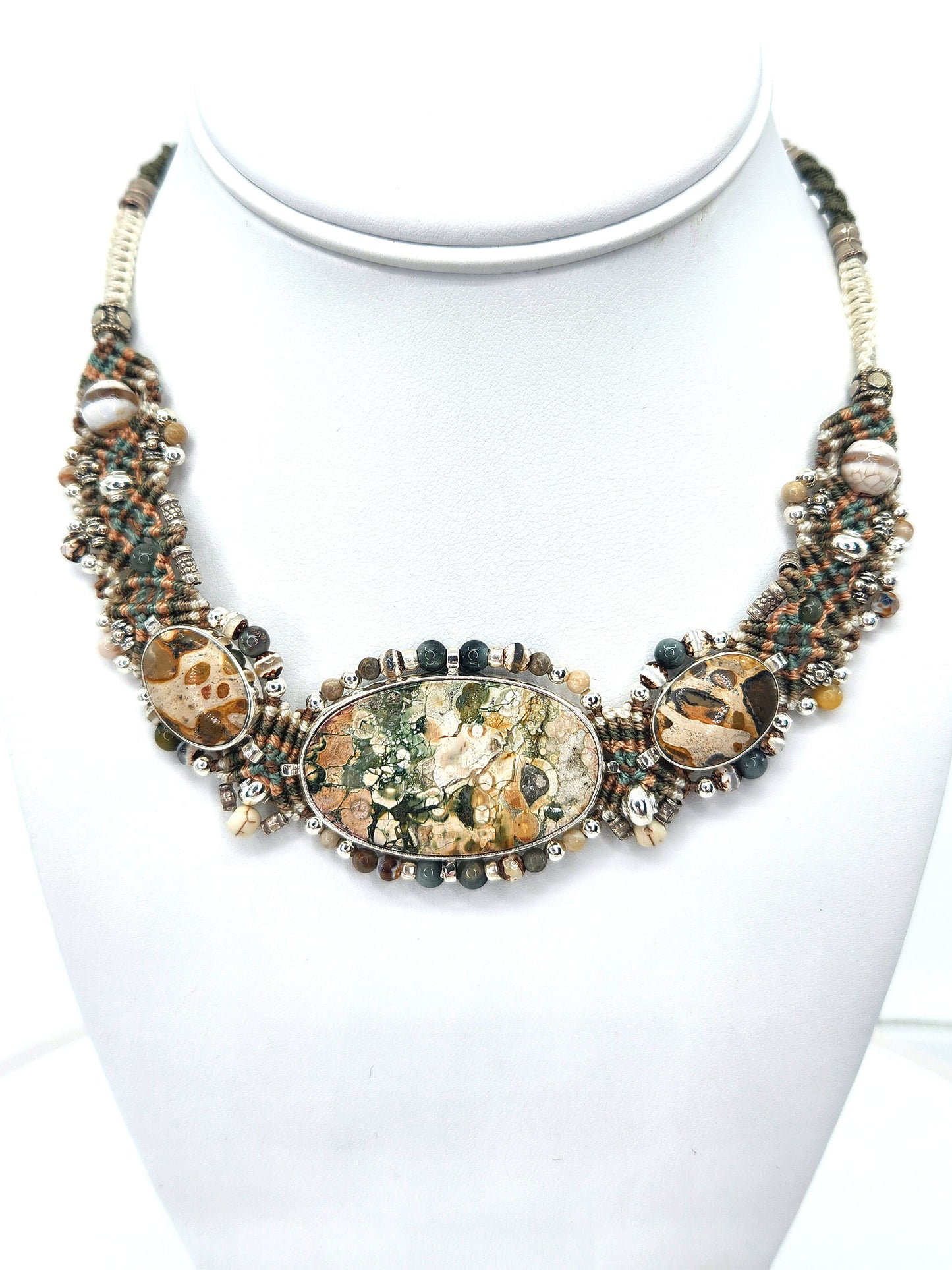 Isha Elafi - Beautiful Ocean Jasper Necklace