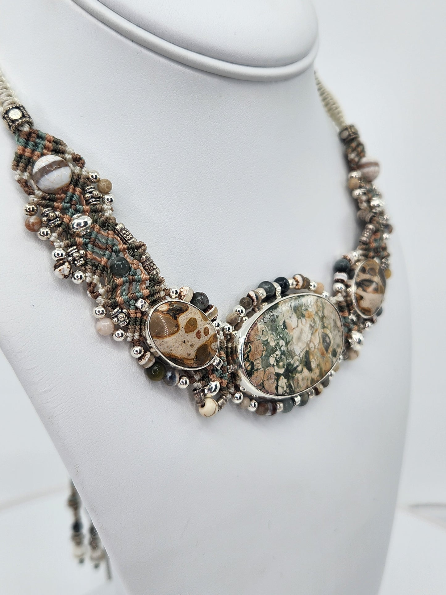 Isha Elafi - Beautiful Ocean Jasper Necklace