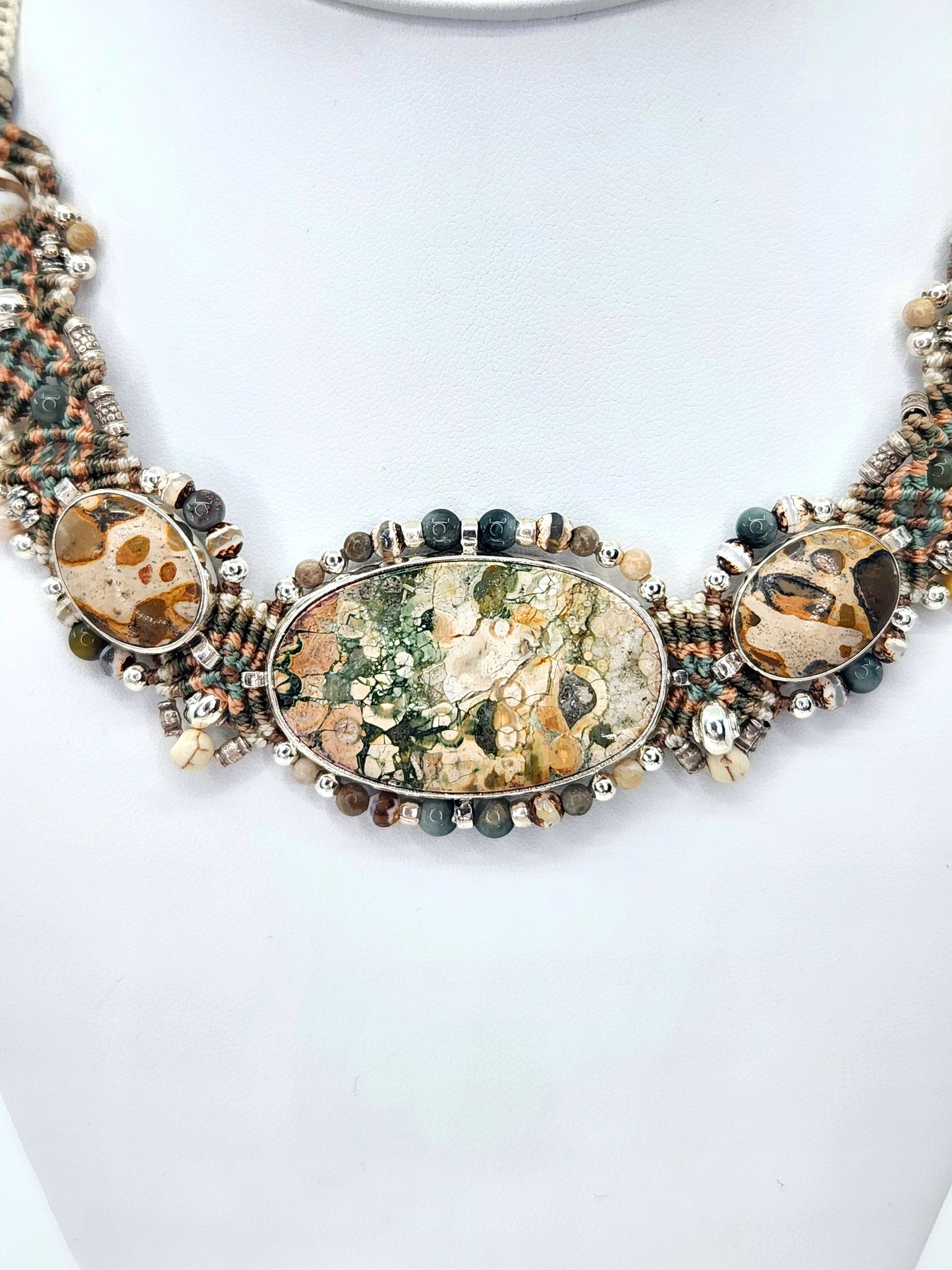 Isha Elafi - Beautiful Ocean Jasper Necklace