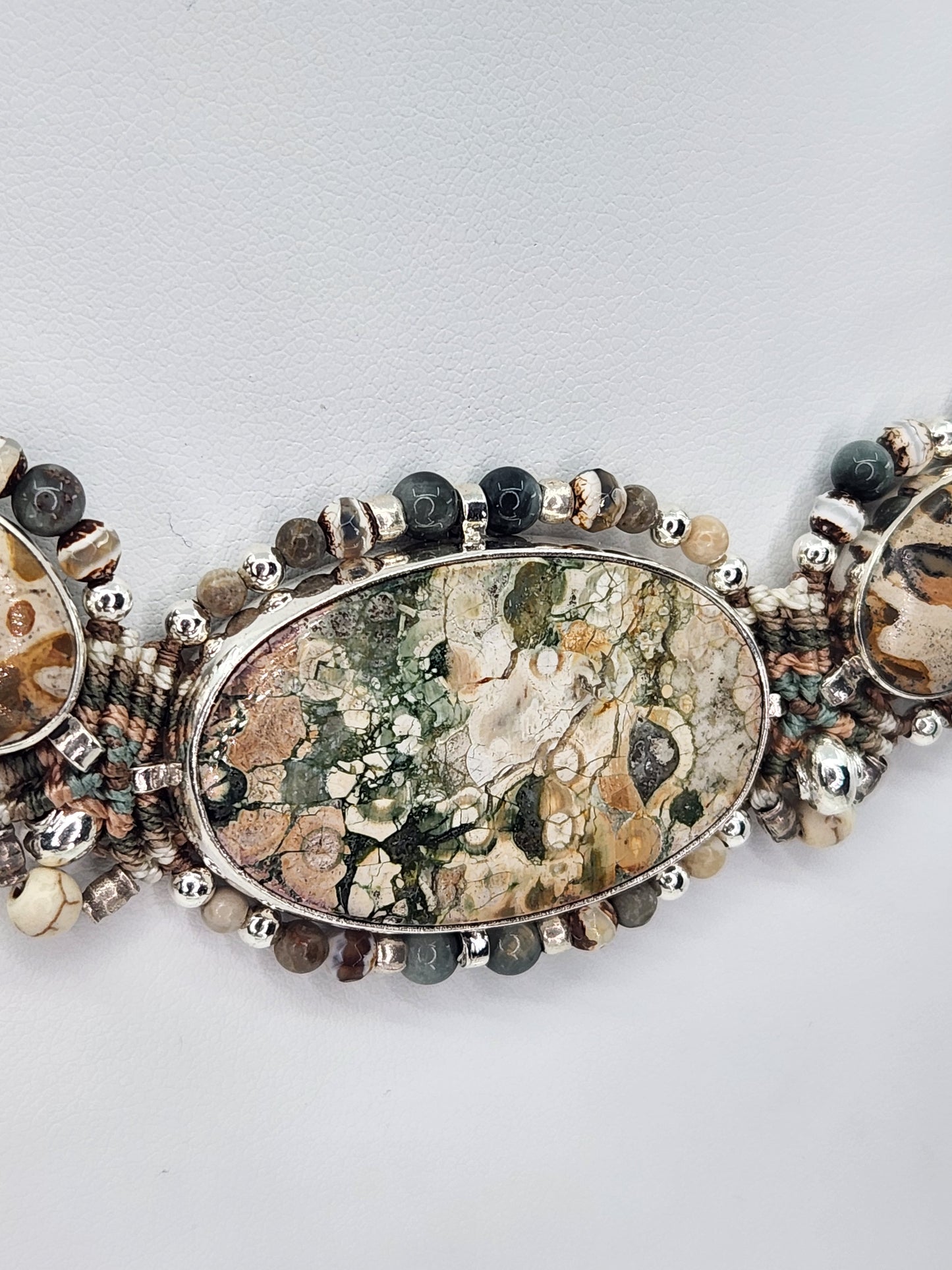 Isha Elafi - Beautiful Ocean Jasper Necklace