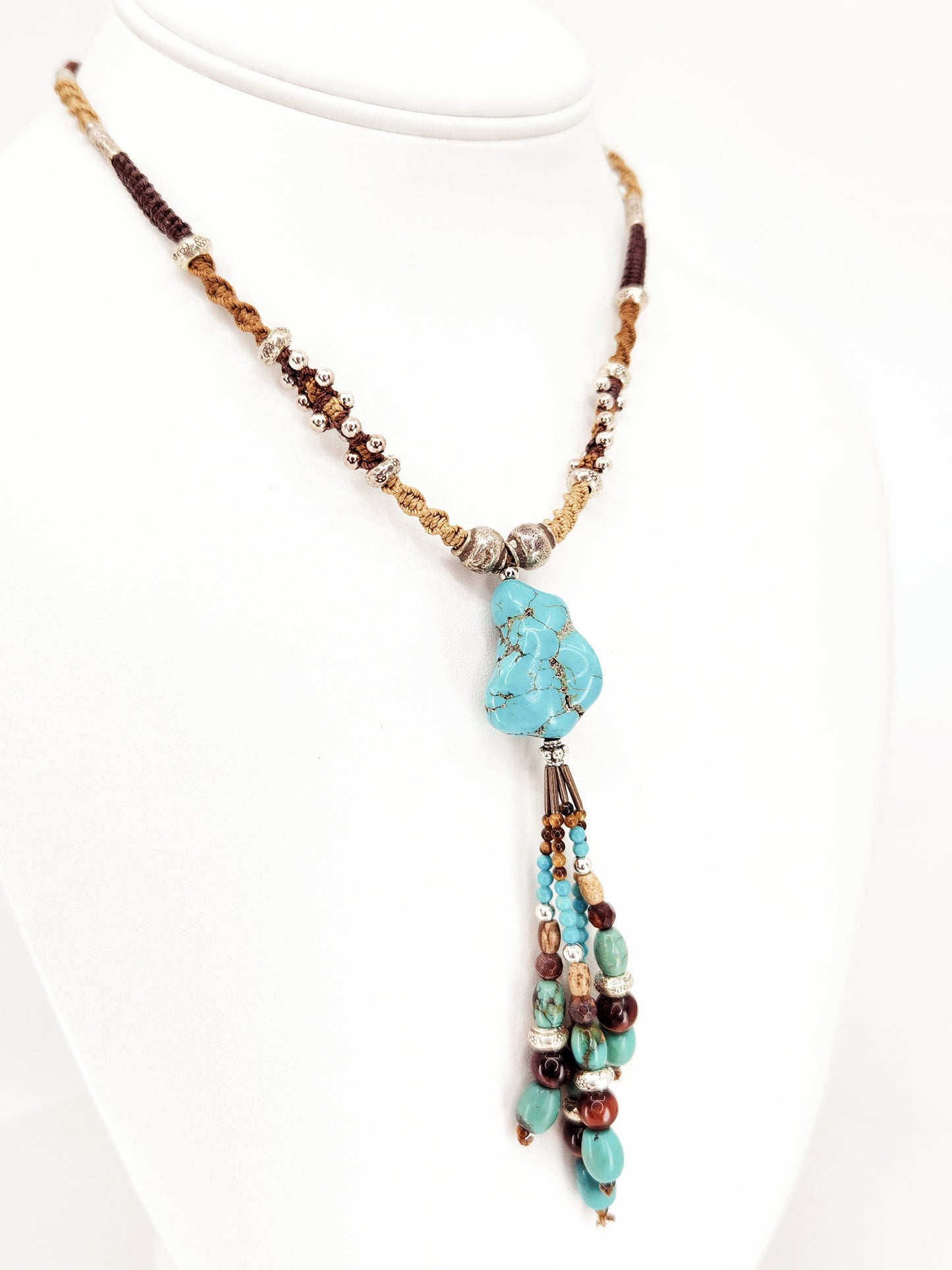 Isha Elafi - Turquoise necklace.