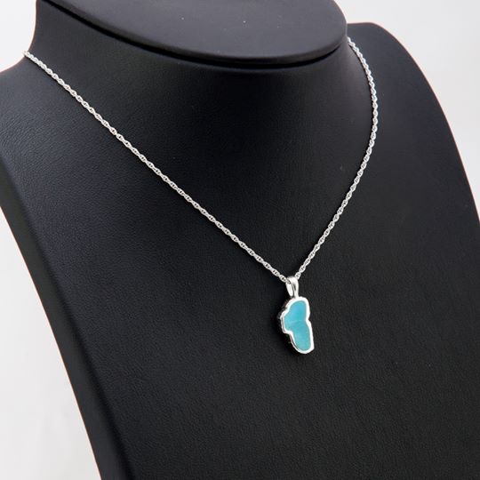 Lake Tahoe Medium Turquoise Pendant Necklace